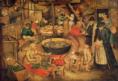 Interior of a Farmhouse by Pieter Bruegel the Elder